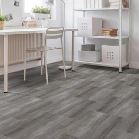 Next Floor Patina 18" x 24" Luxury Vinyl Tile DB - Graphite Stria - 419 009