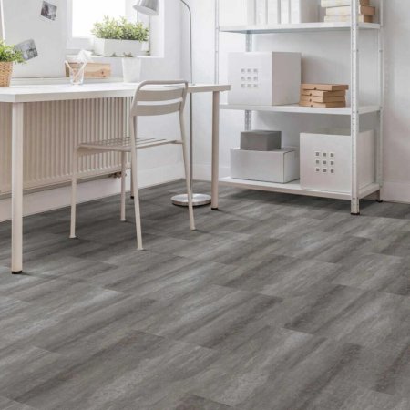 (image for) Next Floor Patina 18" x 24" Luxury Vinyl Tile DB - Graphite Stria - 419 009