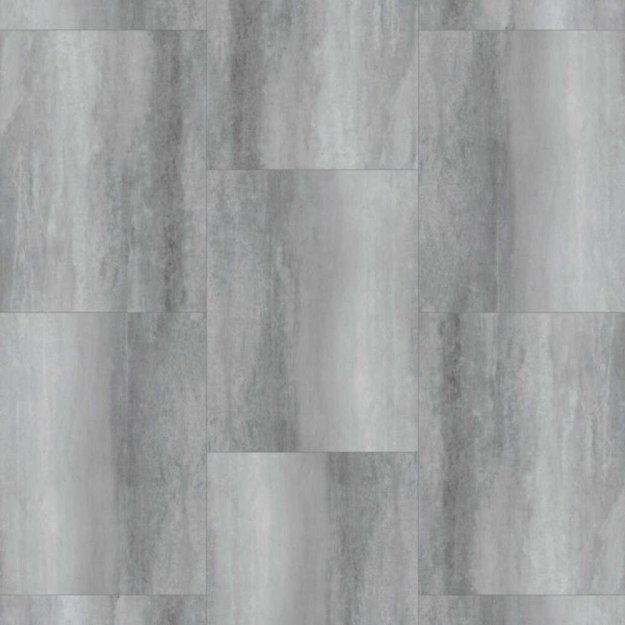 (image for) Next Floor Patina 18" x 24" Luxury Vinyl Tile DB - Silver Stria - 419 006