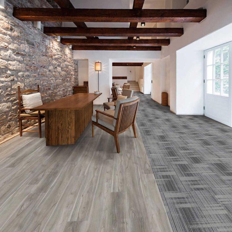 (image for) Next Floor Epic 7" x 48" Luxury Vinyl Plank - Aged Driftwood 586 005