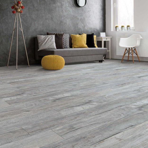 (image for) Next Floor Epic 7" x 48" Luxury Vinyl Plank - Silver Rustic Oak 586 110