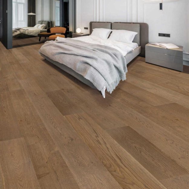 (image for) Next Floor Mission Hill 10-1/2" x 87" RL Engineered Hardwood - Aged Bourbon Oak NF630008