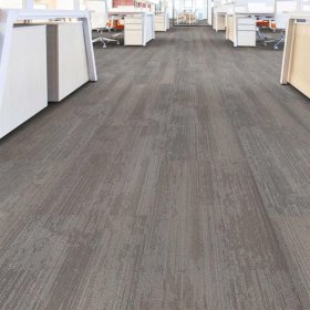 Next Floor Element 19.7" x 39.4" Solution-Dyed Twisted Polypropylene Carpet Tiles - Flannel NF764005