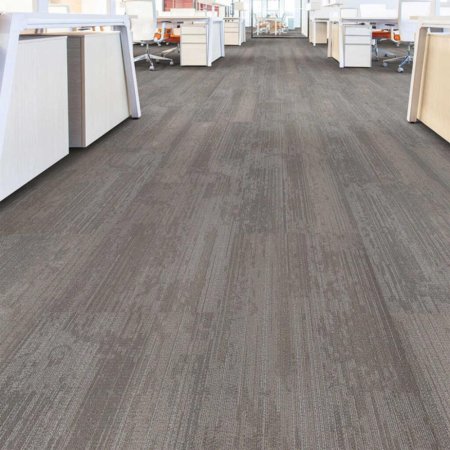 (image for) Next Floor Element 19.7" x 39.4" Solution-Dyed Twisted Polypropylene Carpet Tiles - Flannel NF764005