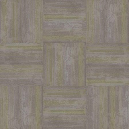 (image for) Next Floor Element 19.7" x 39.4" Solution-Dyed Twisted Polypropylene Carpet Tiles - Lichen NF764006