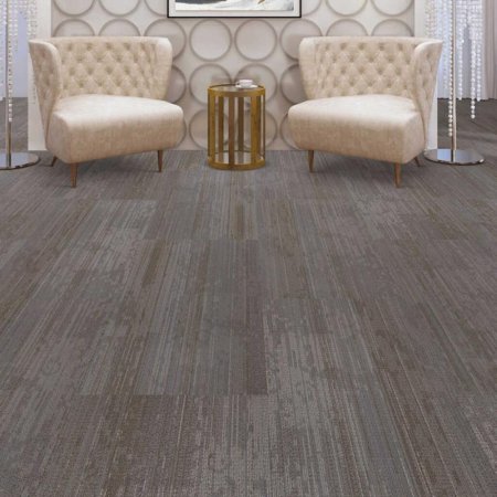 (image for) Next Floor Element 19.7" x 39.4" Solution-Dyed Twisted Polypropylene Carpet Tiles - Safari NF764009