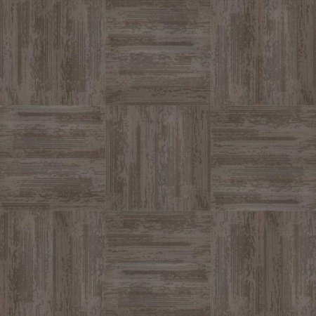 (image for) Next Floor Element 19.7" x 39.4" Solution-Dyed Twisted Polypropylene Carpet Tiles - Mocha NF764013