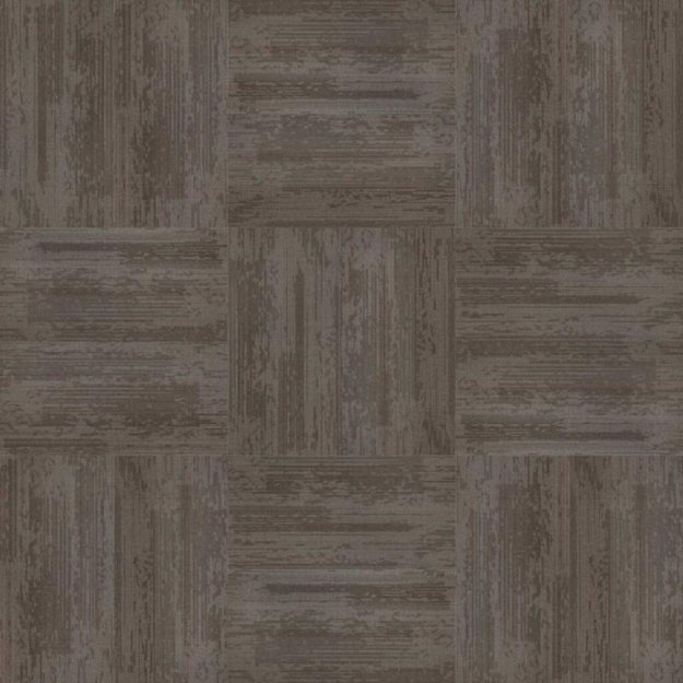 (image for) Next Floor Element 19.7" x 39.4" Solution-Dyed Twisted Polypropylene Carpet Tiles - Mocha NF764013