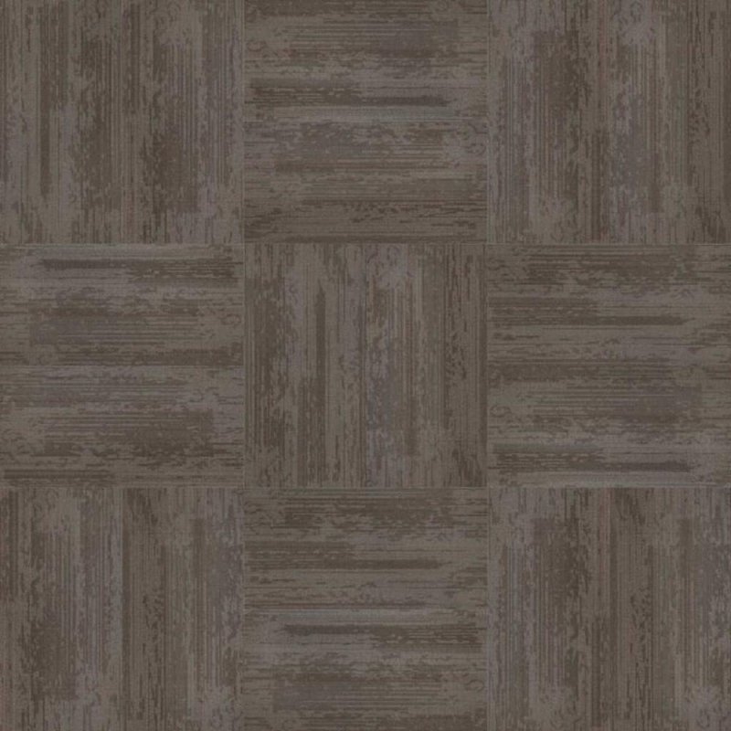 Next Floor Element 19.7\" x 39.4\" Solution-Dyed Twisted Polypropylene Carpet Tiles - Mocha NF764013