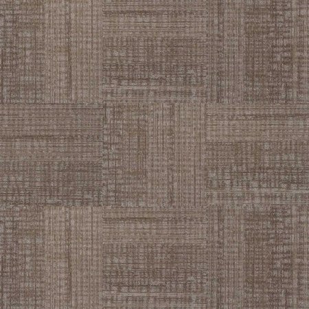 (image for) Next Floor Invincible II 19.7" x 19.7" Solution-Dyed Nylon Fiber System Carpet Tiles - Alpaca NF851120