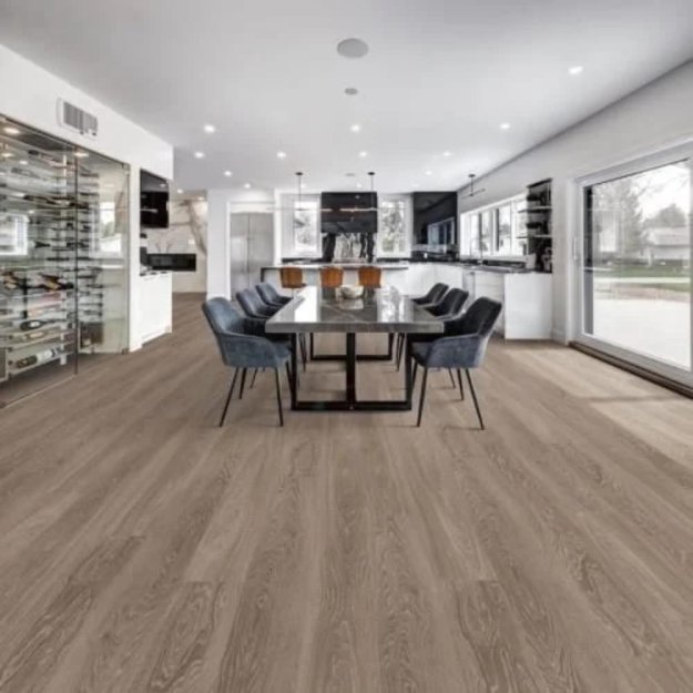 (image for) Nuvelle Lux Collection 9" x 72"" WPC Waterproof Luxury Vinyl Plank - Monnstone LX106