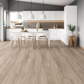 Nuvelle Lux Collection 9" x 72"" WPC Waterproof Luxury Vinyl Plank - Quartz LX104