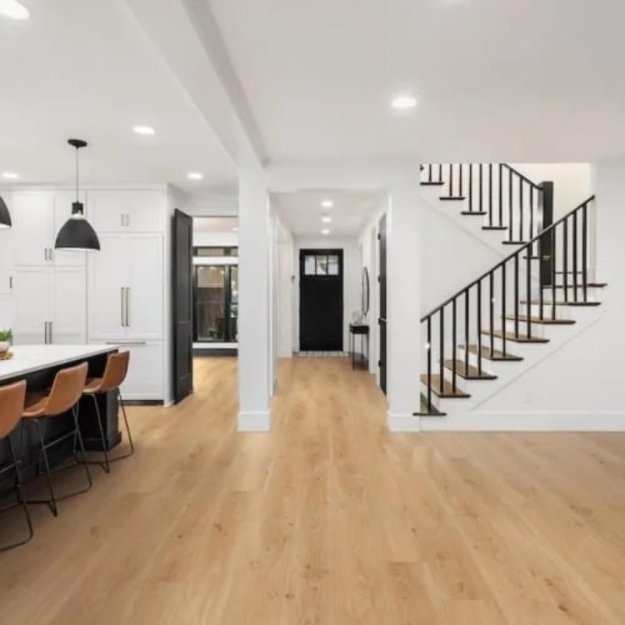 (image for) Nuvelle Lux Collection 9" x 72"" WPC Waterproof Luxury Vinyl Plank - Sunstone LX109