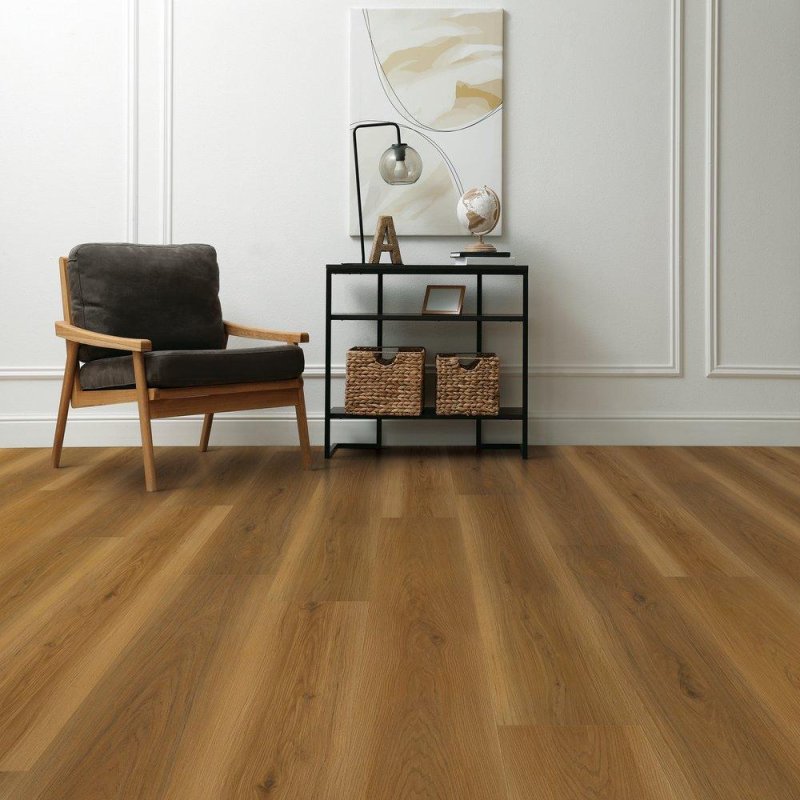 (image for) Matrexx Floor Kings Canyon 9" x 60" Waterproof Rigid Click LVP- Creme Caramel Oak 590 013