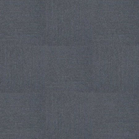 (image for) Next Floor Pinstripe 19.7" x 19.7" Solution-Dyed Twisted Polypropylene Carpet Tiles - Pacific NF877014