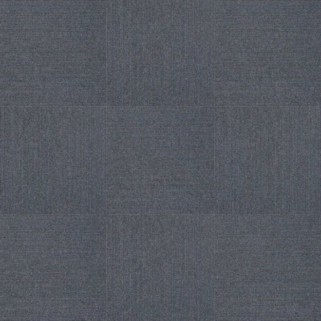 (image for) Next Floor Pinstripe 19.7\" x 19.7\" Solution-Dyed Twisted Polypropylene Carpet Tiles - Pacific NF877014