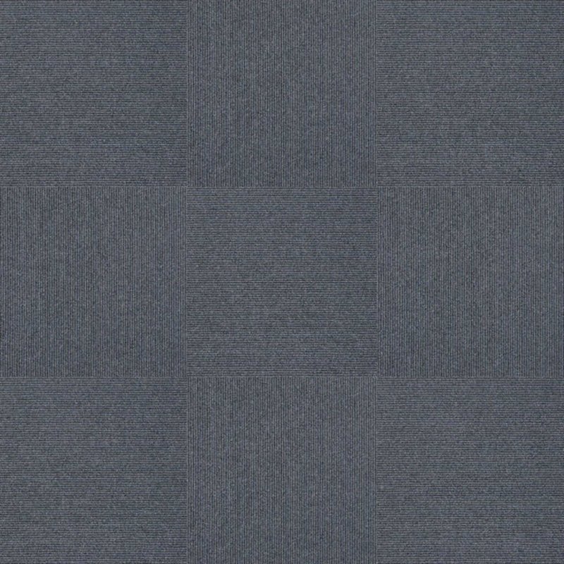 Next Floor Pinstripe 19.7\" x 19.7\" Solution-Dyed Twisted Polypropylene Carpet Tiles - Pacific NF877014
