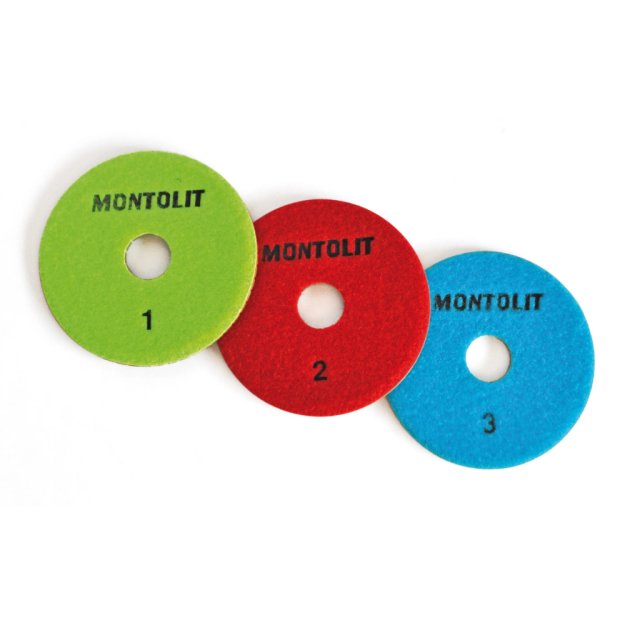 (image for) MONTOLIT PDR-KIT Polishing Pads for PDR - 1, 2, 3
