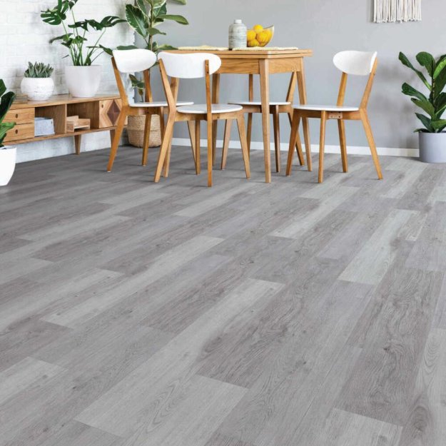 (image for) Next Floor Groundwork 7 1/4" x 48 Luxury Vinyl Plank DB - Pewter Oak - 423 808