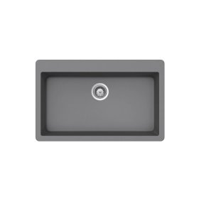 PELICAN PL-100 33" x 20 7/8" x 9.7/16" Granite Composite Single Bowl Sink - Chroma