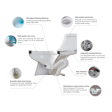 (image for) Pelican PL-12210 Porcelain High Effeciency Toilet w/ Dual Flush