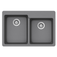 (image for) Pelican PL-175 Granite Composite Topmount/Undermount Kitchen Sink 33'' x 22" - Chroma