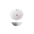 (image for) PELICAN PL-3053 Porcelain Vessel Bathroom Sink 17-3/4'' x 17-3/4'' - White