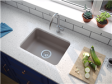 (image for) Pelican PL-350 Granite Composite Undermount Kitchen Sink 19 3/4'' x 14 7/8" - Concrete