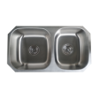 (image for) Pelican PL-VP6040 18G Stainless Steel Double Bowl Undermount Kitchen Sink 32-1/8'' x 18"