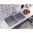 (image for) Pelican PL-VR6040 R20 18 Gauge Stainless Steel Undermount Kitchen Sink 31 1/2'' x 20 1/2''' w/ Low Radius Corners