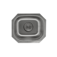 (image for) Pelican PL-VS1513 18G Stainless Steel Single Bowl Undermount Kitchen Sink 15'' x 12-3/4'' 