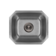 (image for) Pelican PL-VS1815 18G Stainless Steel Single Bowl Undermount Kitchen Sink 18-1/2'' x 15''