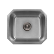 (image for) Pelican PL-VS2118 18G Stainless Steel Single Bowl Undermount Kitchen Sink 20-5/8'' x 17-7/8''