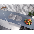 (image for) Pelican PL-VS4040 18G Stainless Steel Double Bowl Undermount Kitchen Sink 29 1/8'' x 18-1/2''