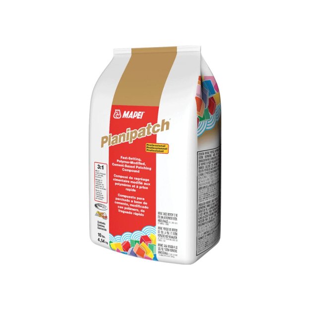 (image for) Mapei Planipatch Fast-Setting, Polymer-Modified, Cement-Based Patching Compound - 25Lb Bag