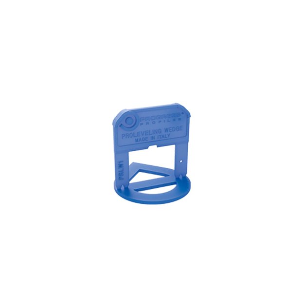 (image for) PROGRESS PROFILES PROLEVELING WEDGE SYSTEM PRLW-1 1 mm (1/16") Blue Leveler - 100 Pieces