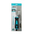 (image for) BIHUI PTCB06 Square Notch Trowel w/ Soft Grip - 1/4"