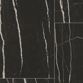 Tarkett Progen 12" x 24" Rigid Click LVT - Marquina Nero Stone - 270288012