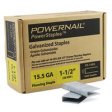 (image for) Powernail PS-1505 15.5 Gauge 1-1/2 Inch Length 1/2 Inch Crown Hardwood Flooring Staples - 5000 Per Box