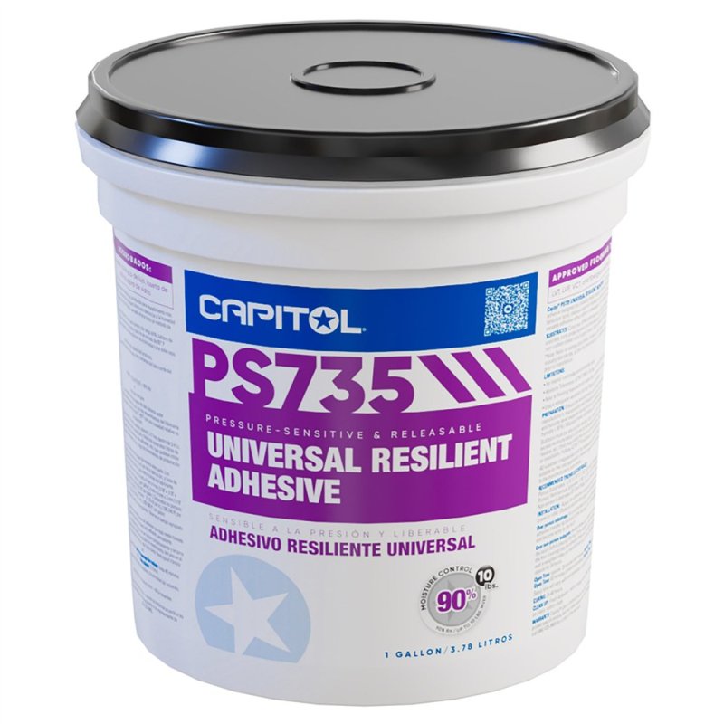 CAPITOL PS735 Universal Resilient Adhesive - 1 Gal