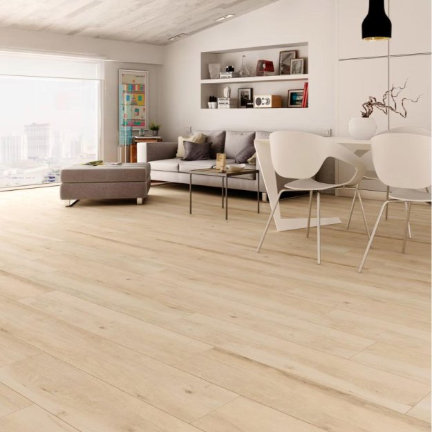 (image for) Parkay Porcelain Costa Large 9" x 48" Porcelain Tile Plank- Atelier Natural PT-PARCOSLARNAT