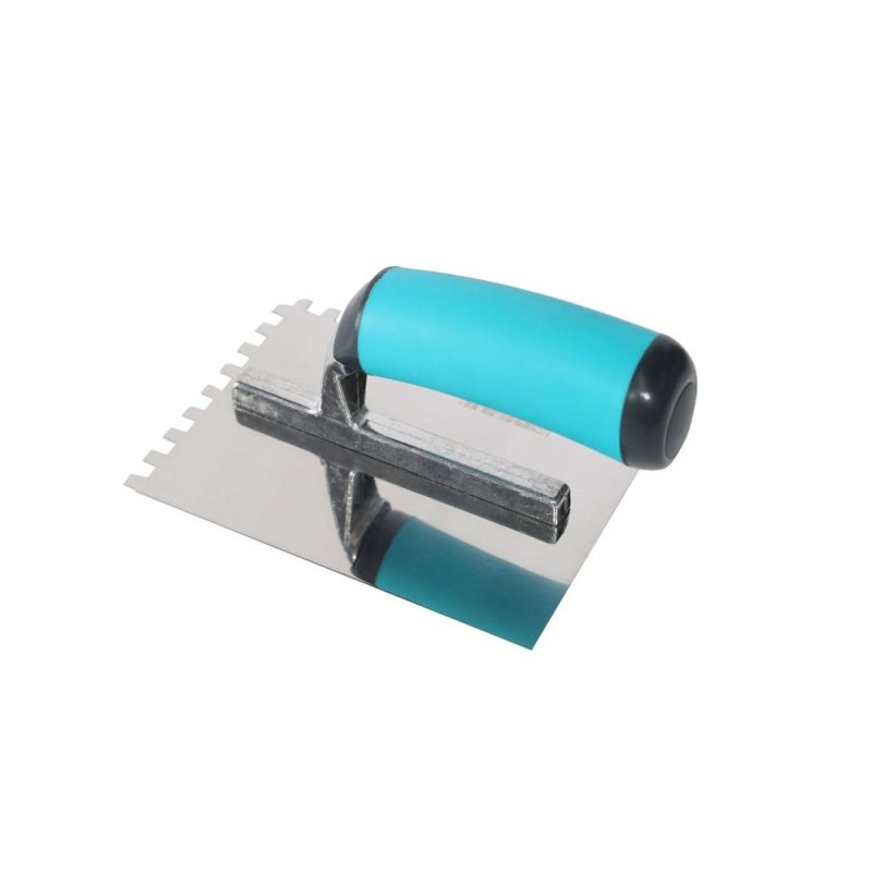 (image for) BIHUI PTMN06 Mini Square Notch Trowel w/ Soft Grp - 1/4"