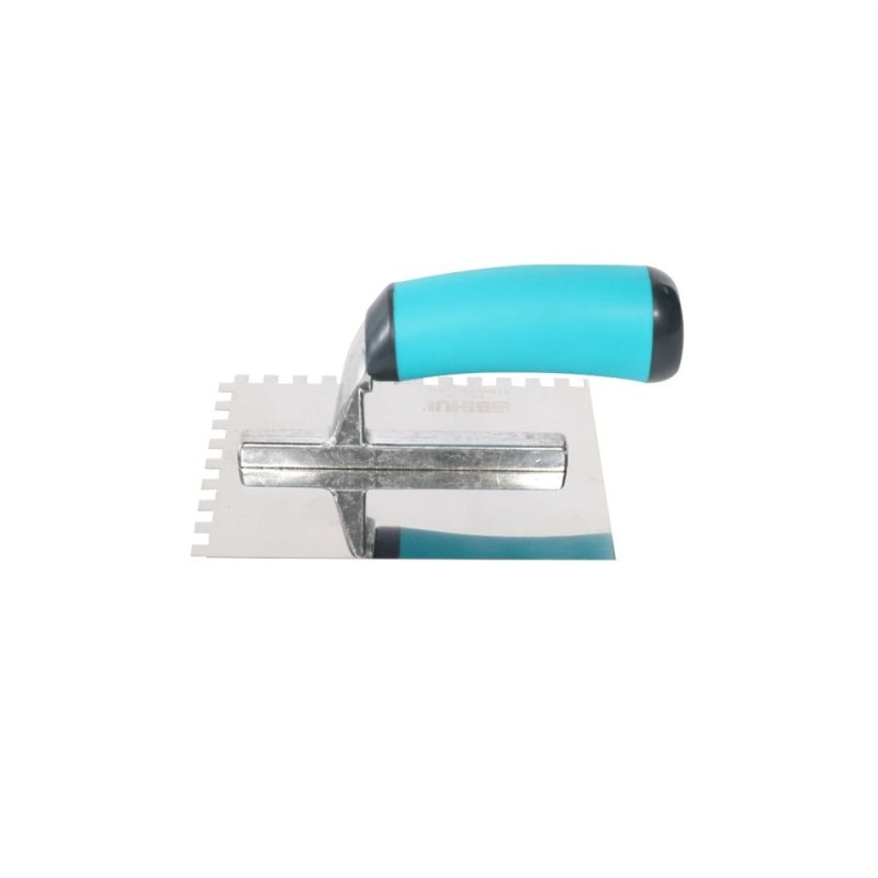 (image for) BIHUI PTMN06 Mini Square Notch Trowel w/ Soft Grp - 1/4"
