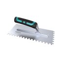 (image for) BIHUI PTSB12 Square Notch Trowel w/ Soft Grip - 1/2"
