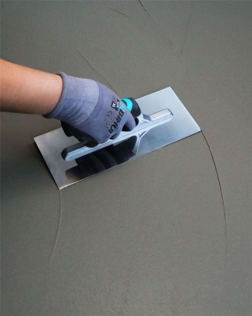 (image for) BIHUI PTSB06 Square Notch Trowel w/ Soft Grip - 1/4"