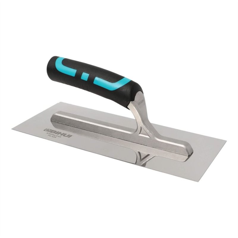 (image for) BIHUI PTSB06 Square Notch Trowel w/ Soft Grip - 1/4"