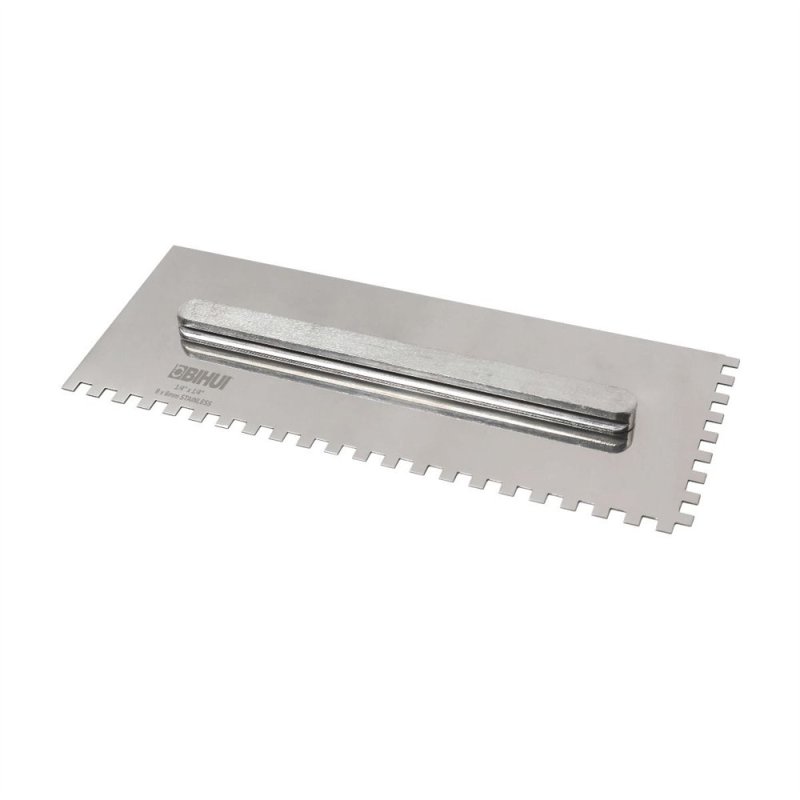BIHUI PTSJ06 Switchable Square Notch Trowel Blade - 1/4\"