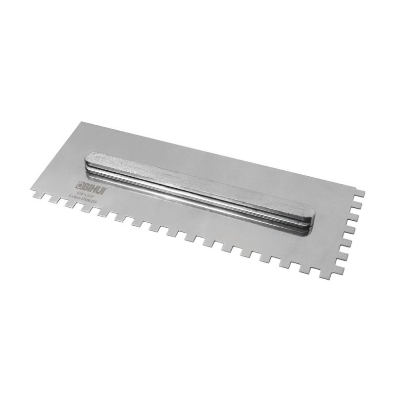 BIHUI PTSJ08 Switchable Square Notch Trowel Blade - 5/16\"