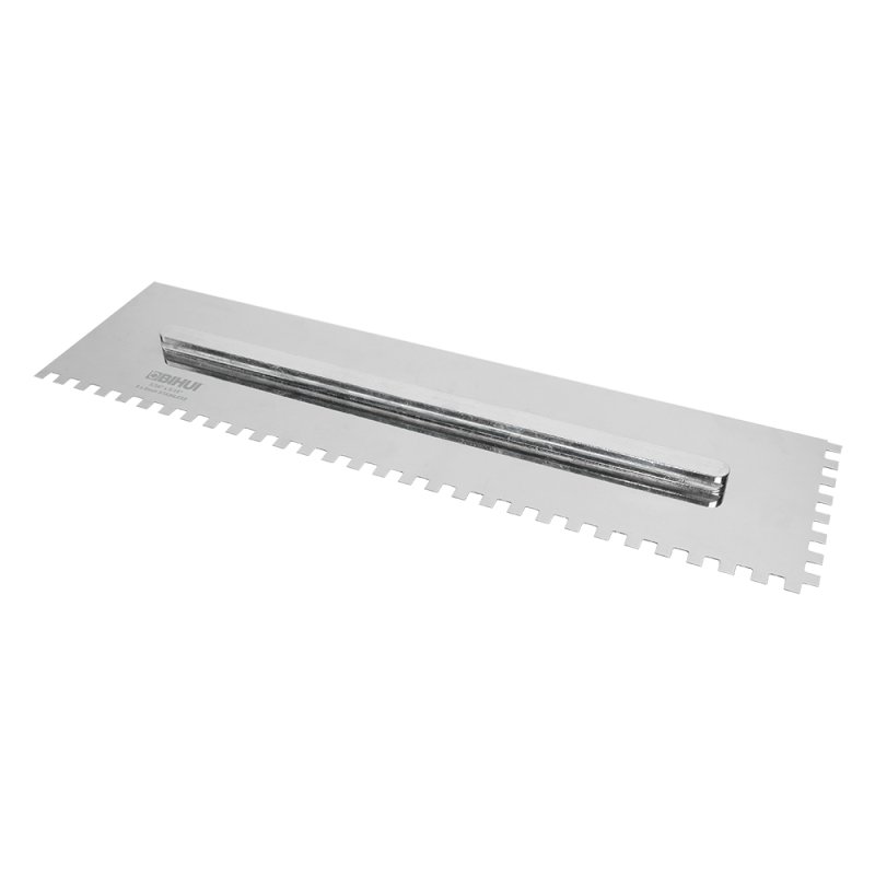 BIHUI PTSJL08 Switchable Square Notch Trowel Blade - 5/16\"