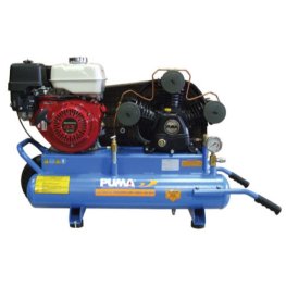 Puma Industries PUK-8008HG Gas Powered Wheelbarrow Air Compressor - 8-HP 8-Gallon
